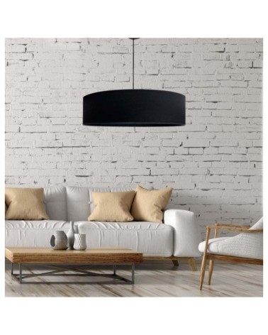 Suspension Noir intérieur noir Ø 60 x H 25