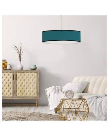 Suspension Eclat bleu canard Ø 60 x H 25