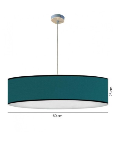 Suspension Eclat bleu canard Ø 60 x H 25