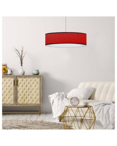 Suspension Eclat rouge Ø 60 x H 25