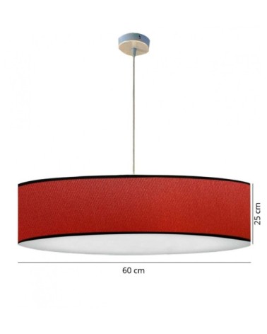 Suspension Eclat rouge Ø 60 x H 25