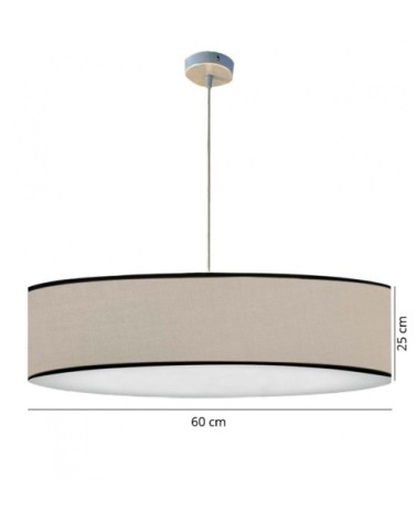 Suspension Eclat taupe clair Ø 60 x H 25