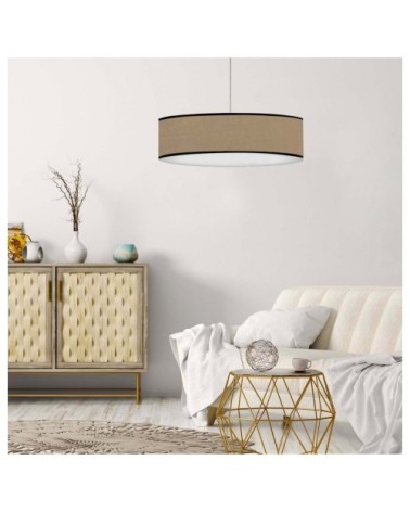 Suspension Eclat taupe Ø 60 x H 25