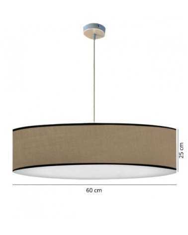 Suspension Eclat taupe Ø 60 x H 25