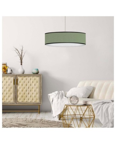 Suspension Eclat vert olive Ø 60 x H 25