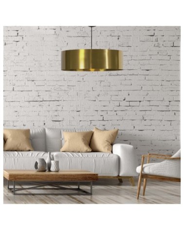 Abat-jour suspension Laqué Or brillant D 60 x H 25