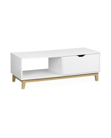 Table basse scandinave blanche