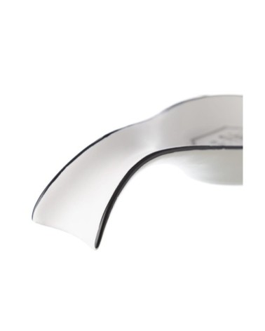Repose cuillère en céramique blanche