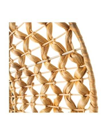 Miroir rond jacinthe d'eau naturelle D55cm