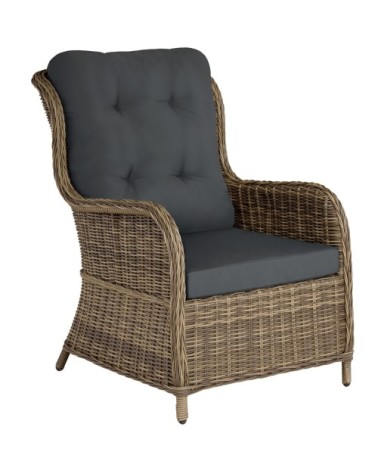 Salon de jardin BENISSA marron naturel