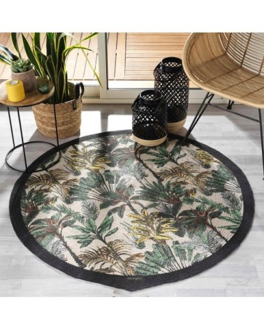 Tapis rond polycoton D120cm