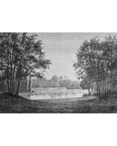 Papier peint panoramique gravure Boulogne 270x390cm