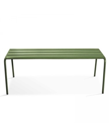 Banc d'intérieur en métal vert cactus