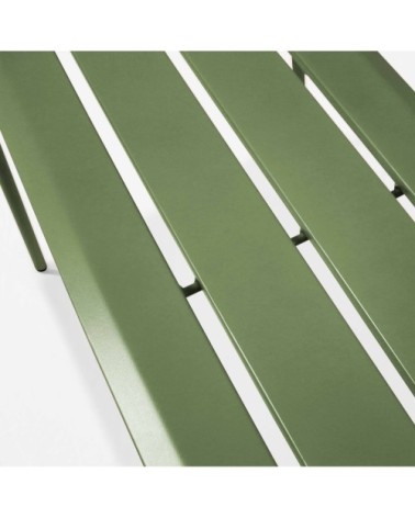 Banc d'intérieur en métal vert cactus