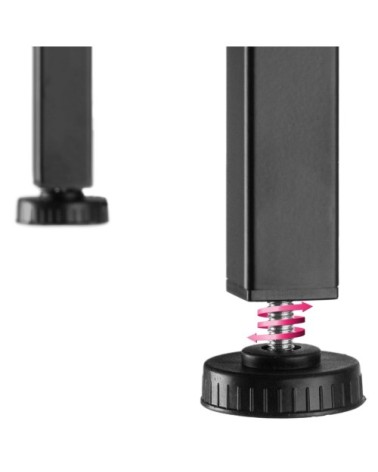 Table dappoint NOTTINGHAM 40,5x40,5x60,5cm effet bois foncé