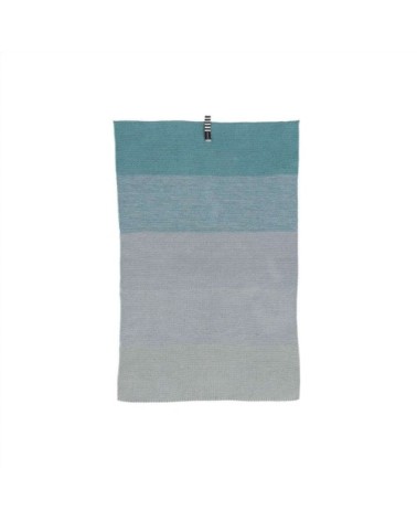 Torchon bleu en coton organique H58x38cm