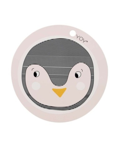 Sets de table rose en silicone Ø39xH0,15cm