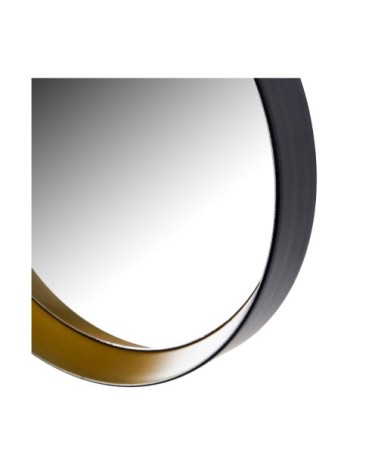 Set de 5 miroirs ronds dorés