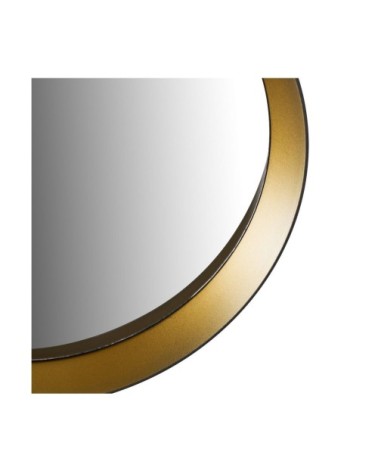 Set de 5 miroirs ronds dorés