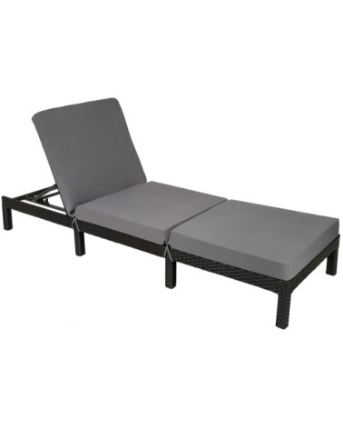 Bain de soleil 5 positions noir