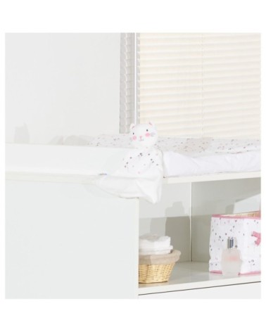 Doudou mouchoir en Polyester Blanc