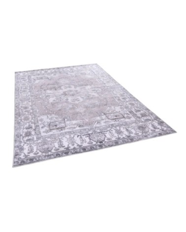 Tapis vintage tissé plat - beige 070x140 cm