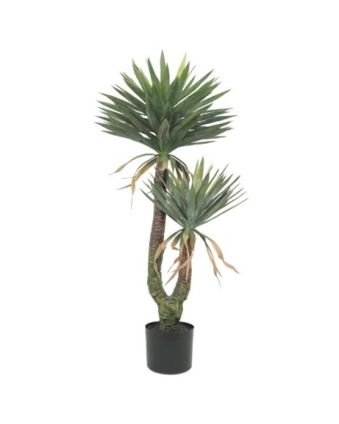 Yucca artificiel 2 troncs 150cm