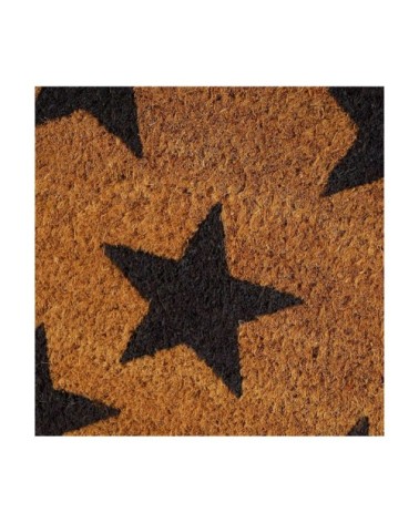 Paillasson coco étoiles 60x40x1,5cm