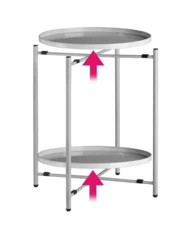 Table dappoint OXFORD gris