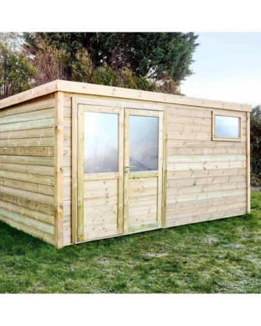 Abri de jardin en bois de 20,3m²