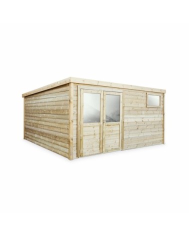 Abri de jardin en bois de 20,3m²