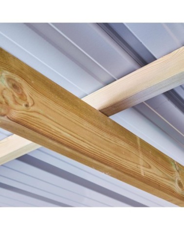 Abri de jardin en bois de 6,48m²