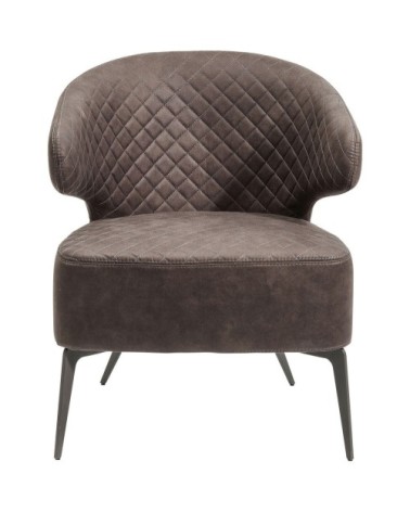 Fauteuil gris et acier