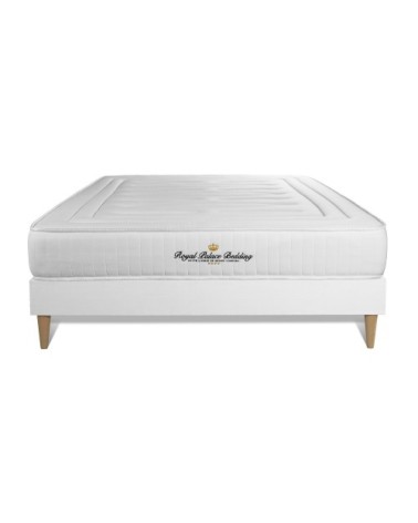 Pack matelas sommier kit 140x200 oreiller couette