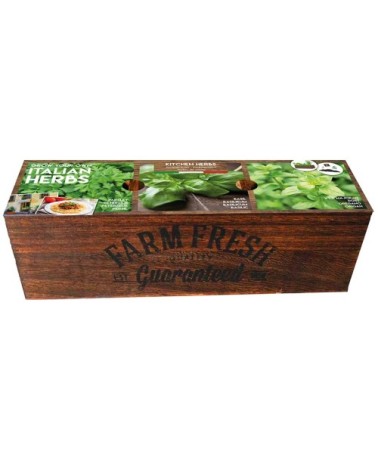 Kit prêt à pousser - Herbes de cuisine Italiennes
