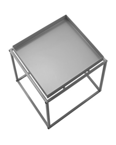 Table d'appoint CAMBRIDGE 40x40x44cm gris
