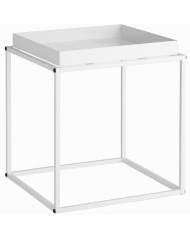 Table d'appoint CAMBRIDGE 40x40x44cm blanc
