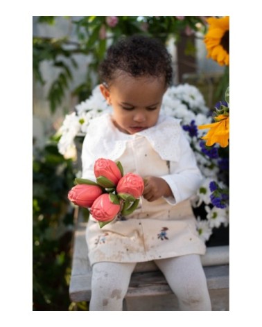 Anneau de dentition Theo la tulipe