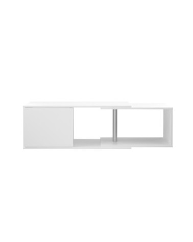 Étagère Murale 1 Porte 2 Niches Angle Modulable - Flex - Blanc