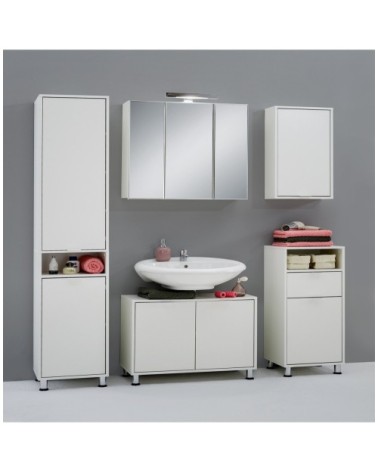 Meuble Sous Vasque 2 Portes Blanc - L70cm