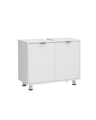 Meuble Sous Vasque 2 Portes Blanc - L70cm