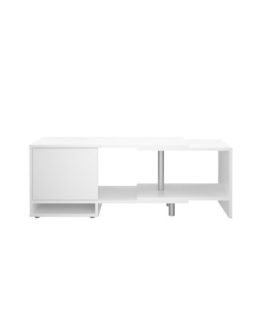 Meuble TV d'Angle Modulable Blanc - L127 cm