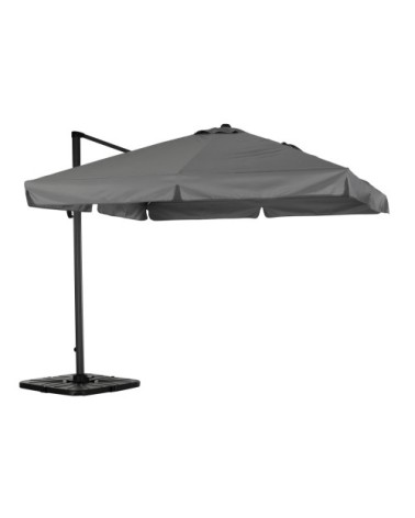 Parasol déporté inclinable gris D3m