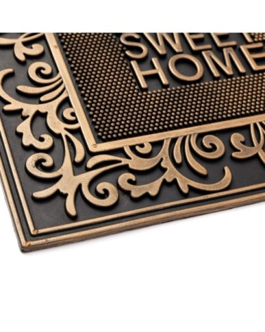 Paillasson caoutchouc clef home sweet home 75x45x0,7cm