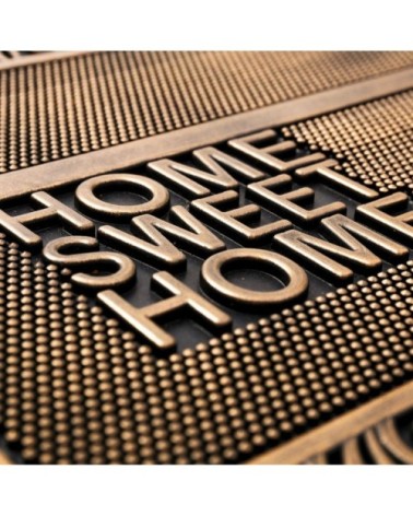 Paillasson caoutchouc clef home sweet home 75x45x0,7cm