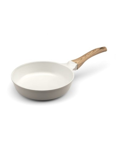 Poêle 20 cm avec revêtement en céramique blanche