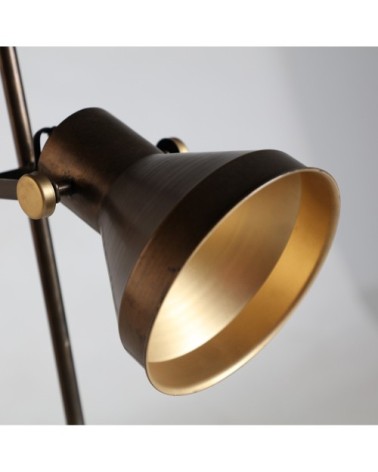 Lampadaire en fer en bronze 46x42x160