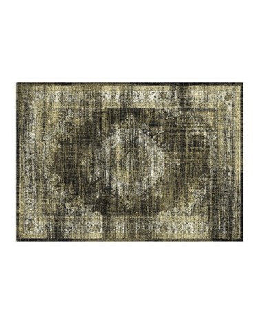 Tapis rectangulaire en viscose en tons Foncés 229x158x1 cm