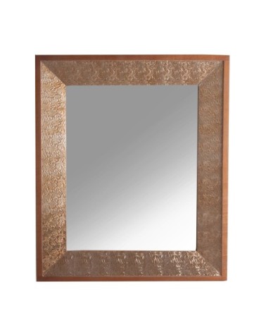 Miroir en bois en marron et doré 80x8x94 cm