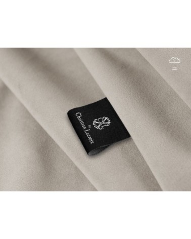 Canapé d'angle 4 places en velours beige